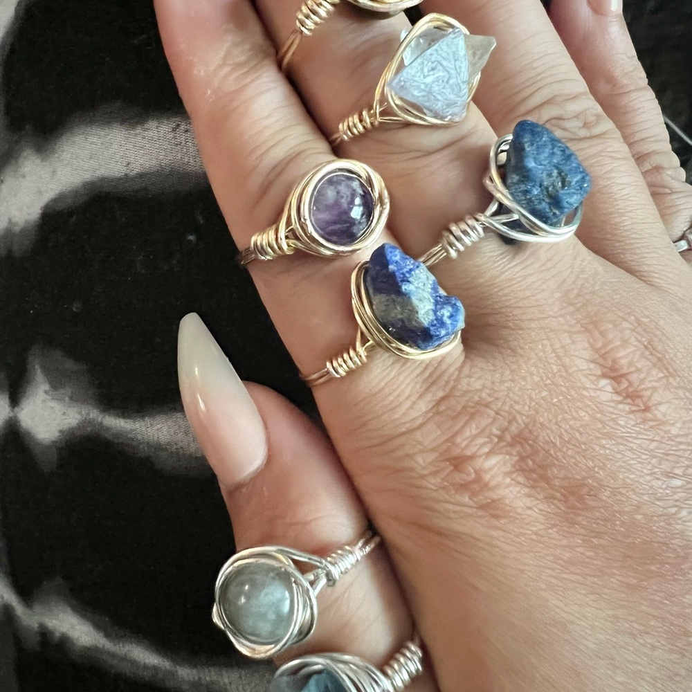 Custom Wire Wrapped Rings - Picture 5 of 5